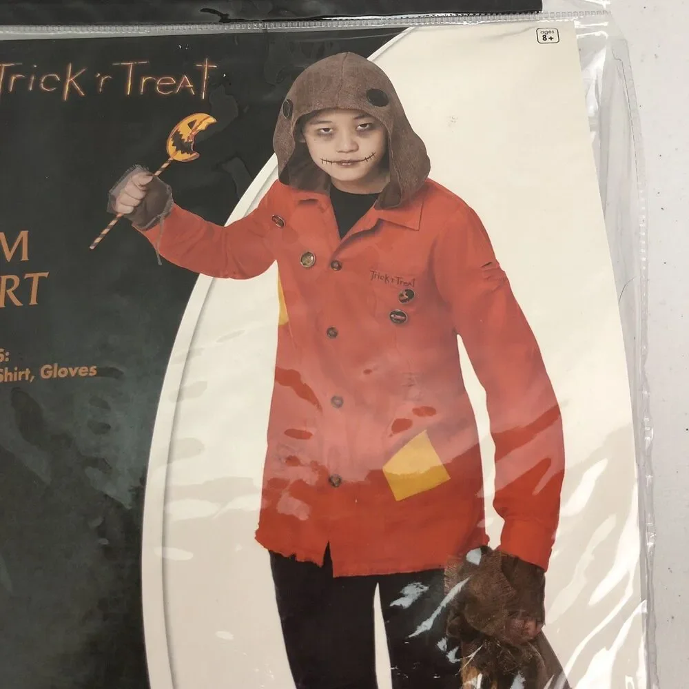 Spirit Halloween Trick R Treat Sam Shirt Spirit Child XL 14-16 New In package